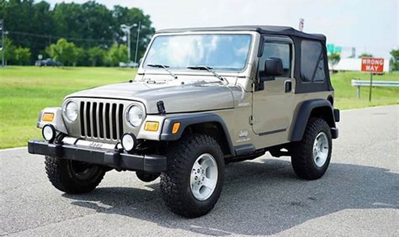 2003 jeep tj for sale