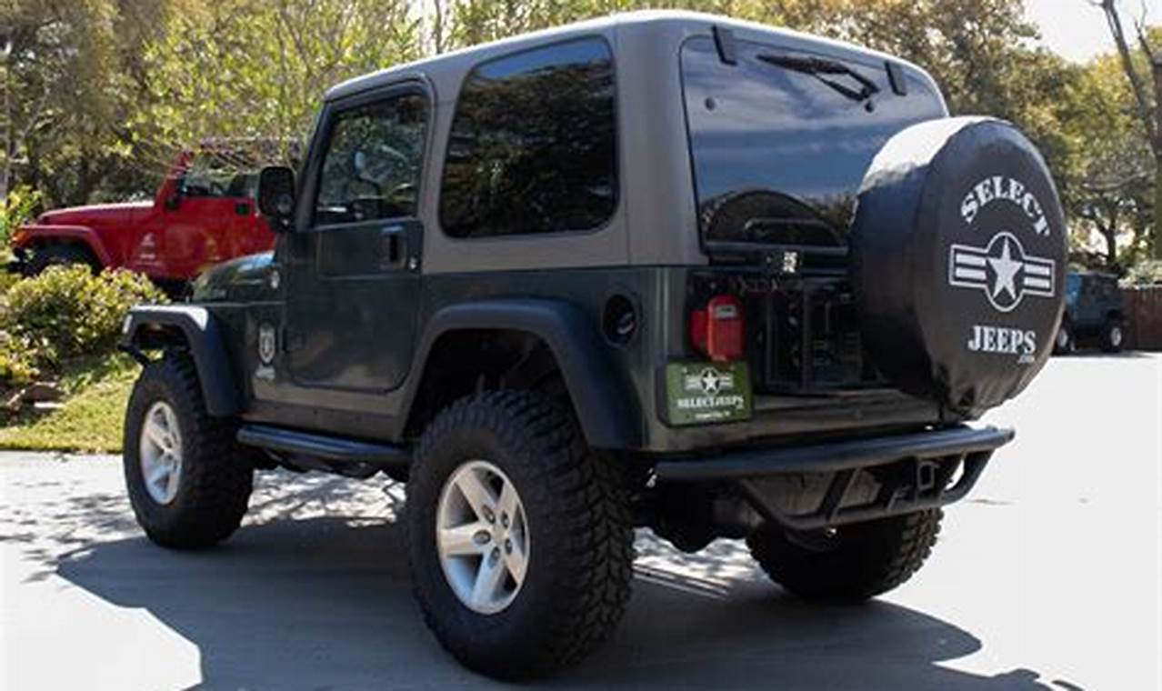 2003 to 2006 jeep rubicon for sale