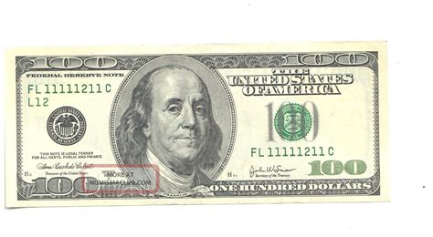 2003 hundred dollar bill value