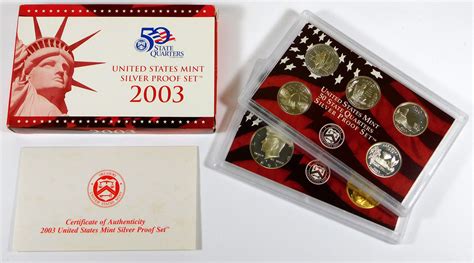 2003 silver proof coin set