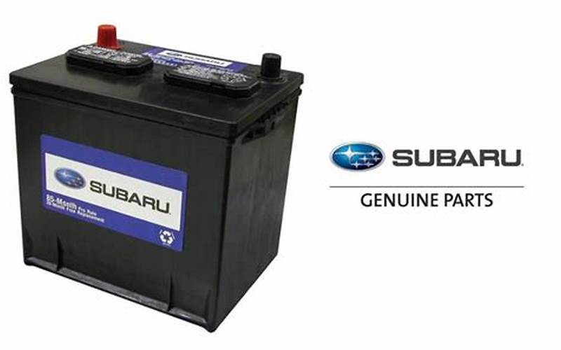 2004 Subaru Impreza Battery