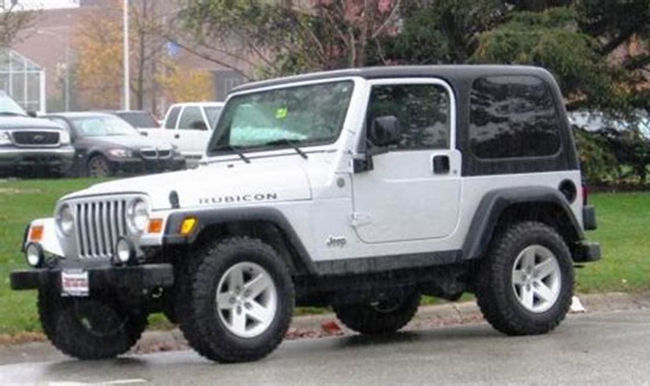 2004 jeep wrangler full doors for sale