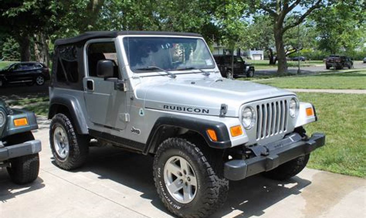 2004 jeep wrangler rubicon for sale