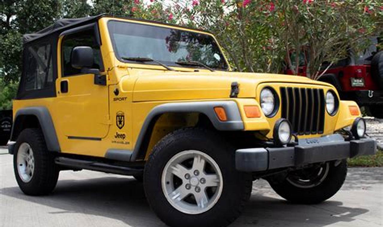 2004 jeep wranglers for sale
