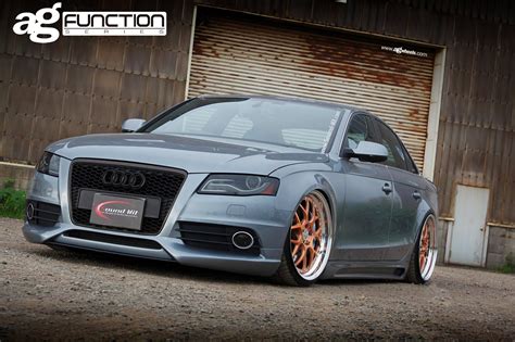 Dropping Jaws: Unleashing the Style and Power of a 2004 Audi A4 with Perfectly Lowered Stance