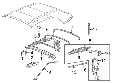 2004 Mustang Convertible Top Parts
