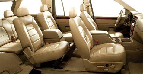 Spacious interior of a 2004 Ford Explorer, highlighting its cargo capacity