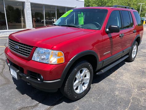A detailed look at the 2004 Ford Explorer XLT, showcasing its robust design and spacious interior.