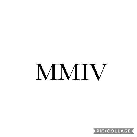 2004 In Roman Numerals