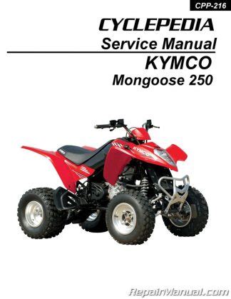 2004 kymco mongoose 250 parts catalog