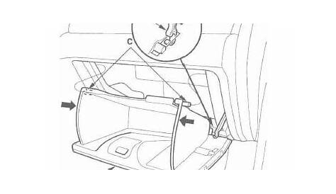 2008 Honda Odyssey Stuck or Broken Glove Box Latch Removal Tips - YouTube