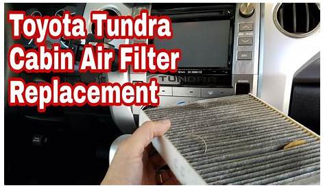 2005 Toyota Tundra Cabin Air Filter Location