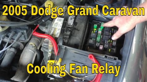 2005 dodge caravan radiator fan not working