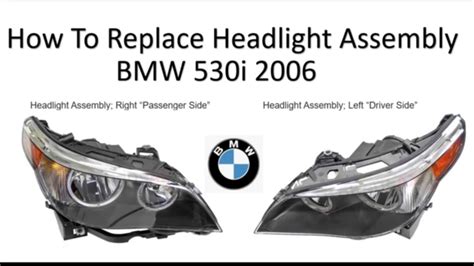 2006 bmw 530i headlight bulb