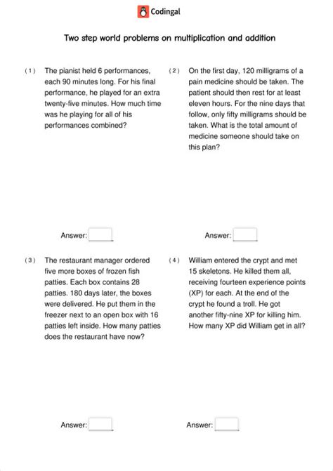 2006 Marchy Math Worksheets