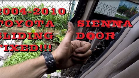2006 toyota sienna power sliding door repair