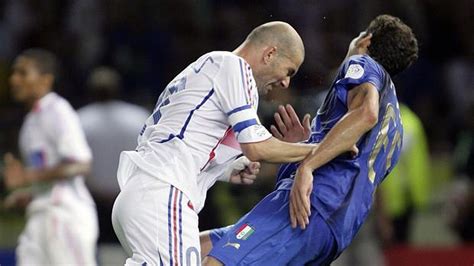 2006 world cup final zidane headbutt