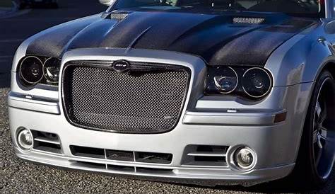 1PC Car Front Chrome Grille Grills Overlay For Chrysler