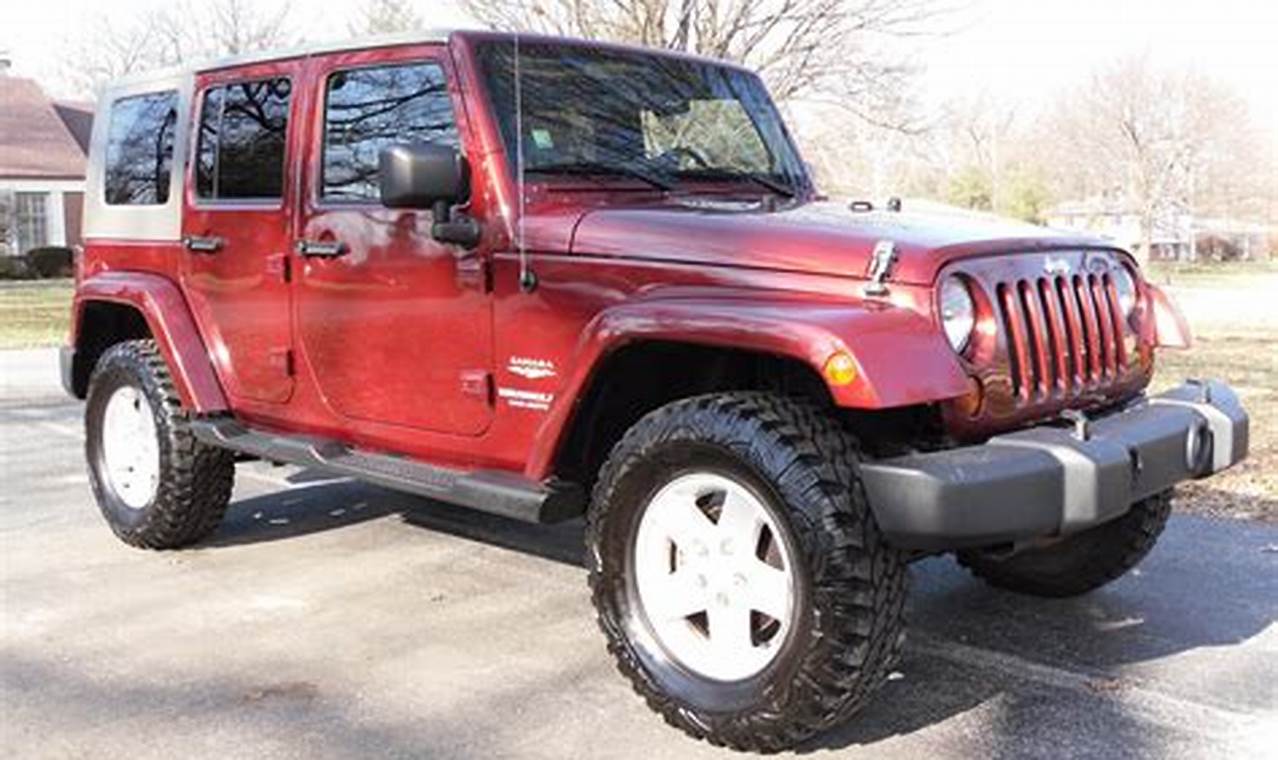 2007 jeep 4 door for sale