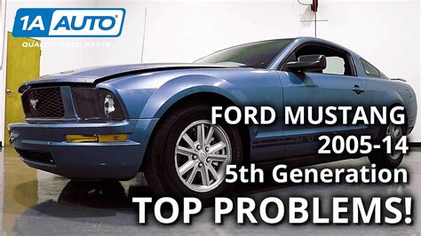 2007 ford mustang problems