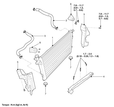 2007 hyundai santa fe remove radiator