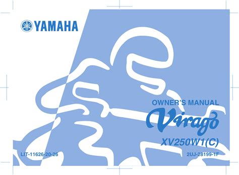 2007 yamaha virago 250 owners manual