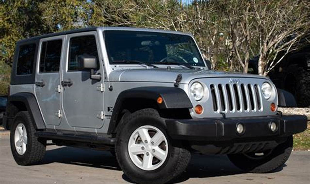 2008 jeep wrangler unlimited for sale dallas tx