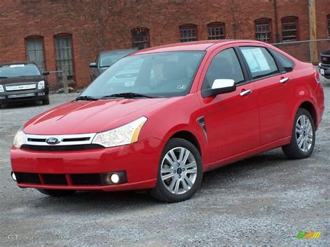 2008 Red Ford Focus