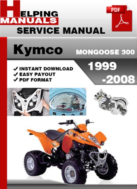 2008 kymco mongoose 300 atv manual
