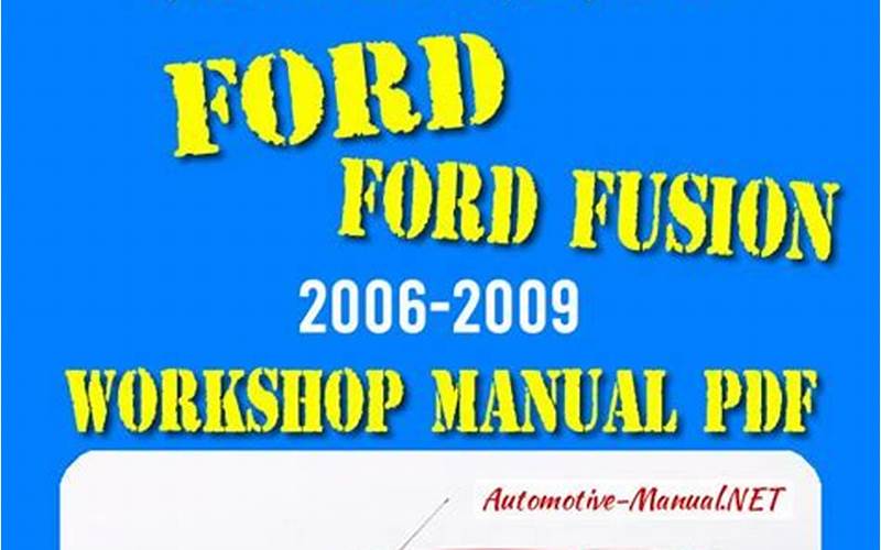 2009 Ford Fusion Maintenance