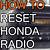 2009 honda accord radio reset code