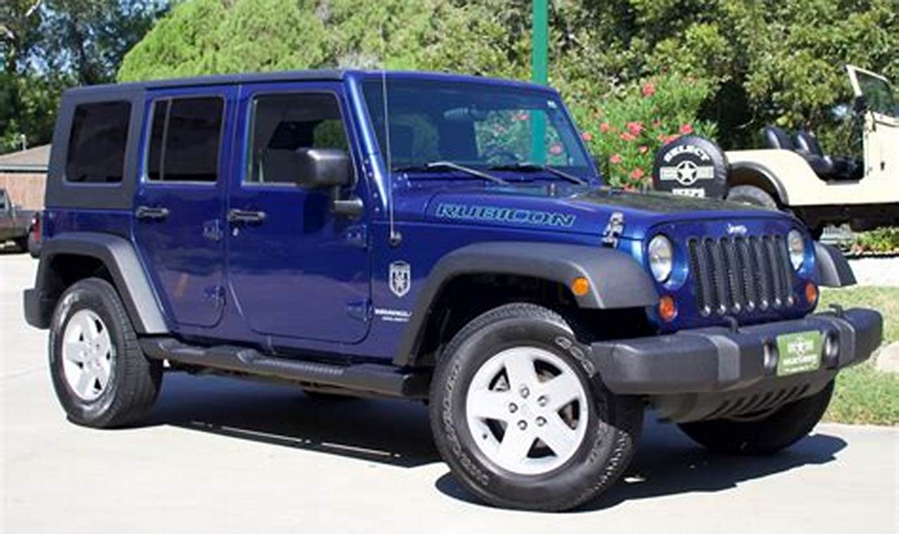 2009 jeep rubicon unlimited for sale