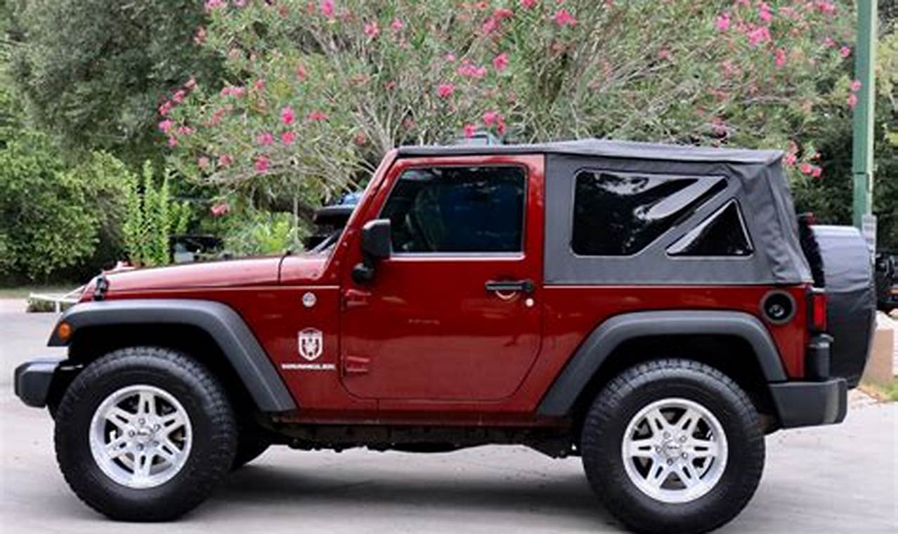 2009 jeep wrangler x hardtop for sale