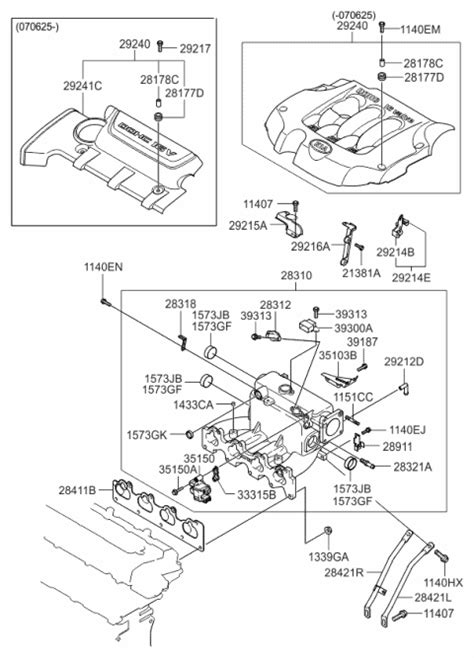2009 kia sportage parts diagram