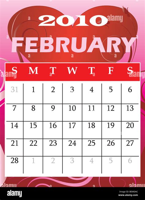 2010 February Calendar