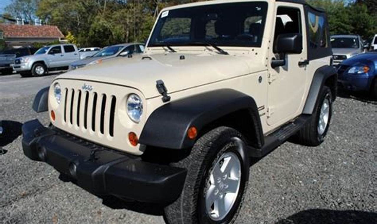 2011 jeep wrangler unlimited sahara tan for sale