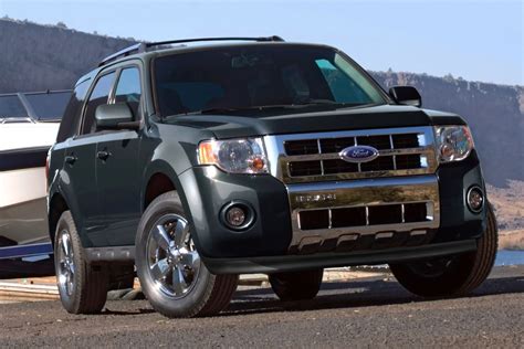 Comparison chart showing features of the 2011 Ford Escape Limited and its competitors