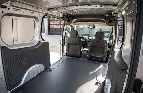 Spacious cargo area of the 2011 Ford Transit Connect