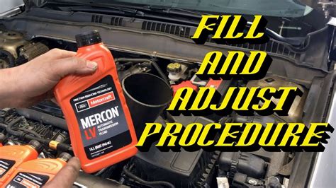 2011 ford fusion sport transmission fluid