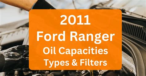 2011 ford ranger engine types