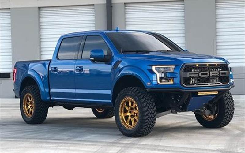 2012 Blue Ford Raptor Performance