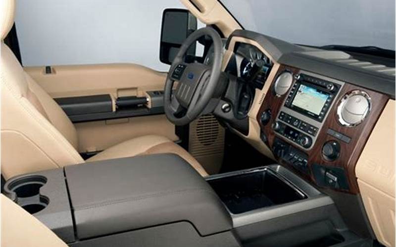 2012 Ford F250 Supercab Interior