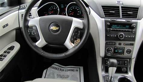 Cashmere/Ebony Interior 2012 Chevrolet Traverse LTZ AWD