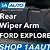 2012 ford explorer rear wiper arm