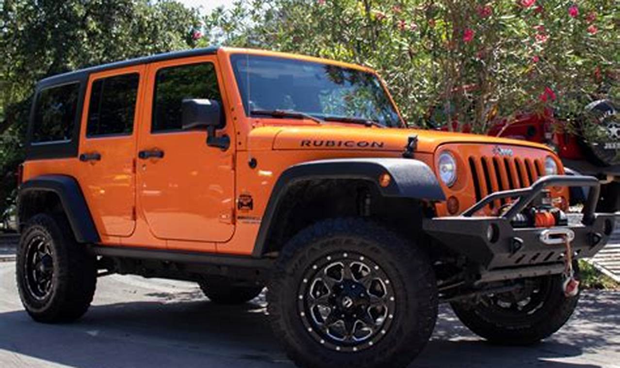 2012 jeep rubicon unlimited for sale
