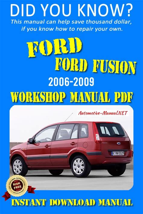 2012 ford fusion service manual free pdf