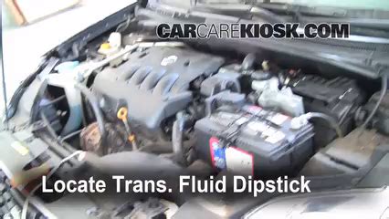 2012 nissan sentra transmission fluid check