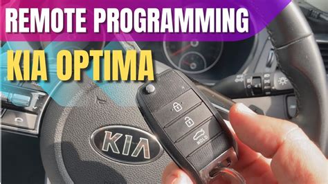 2013 Kia Optima Keyless Entry Remote Fob Programming Instructions