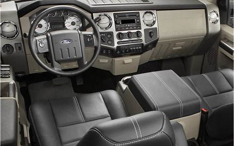 2013 Ford F250 Diesel Interior