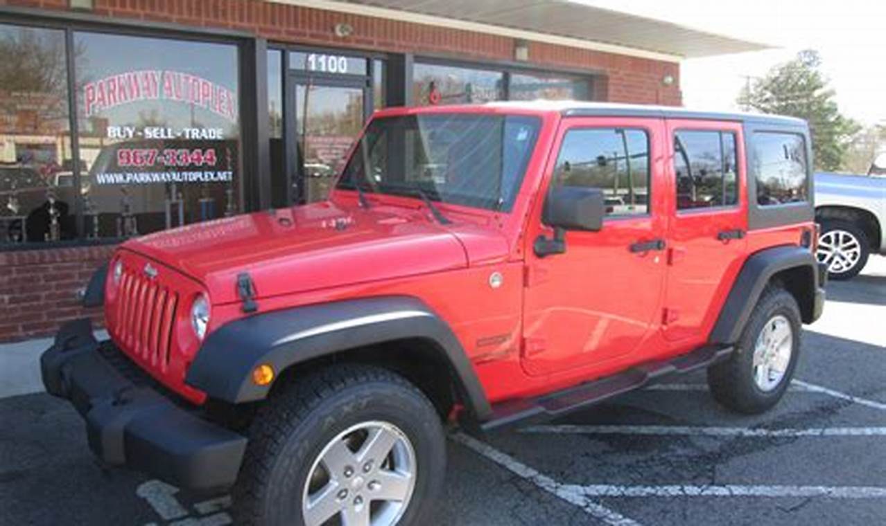 2013 jeep 4 door for sale